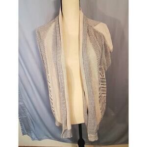 Knox Rose blue and beige sweater